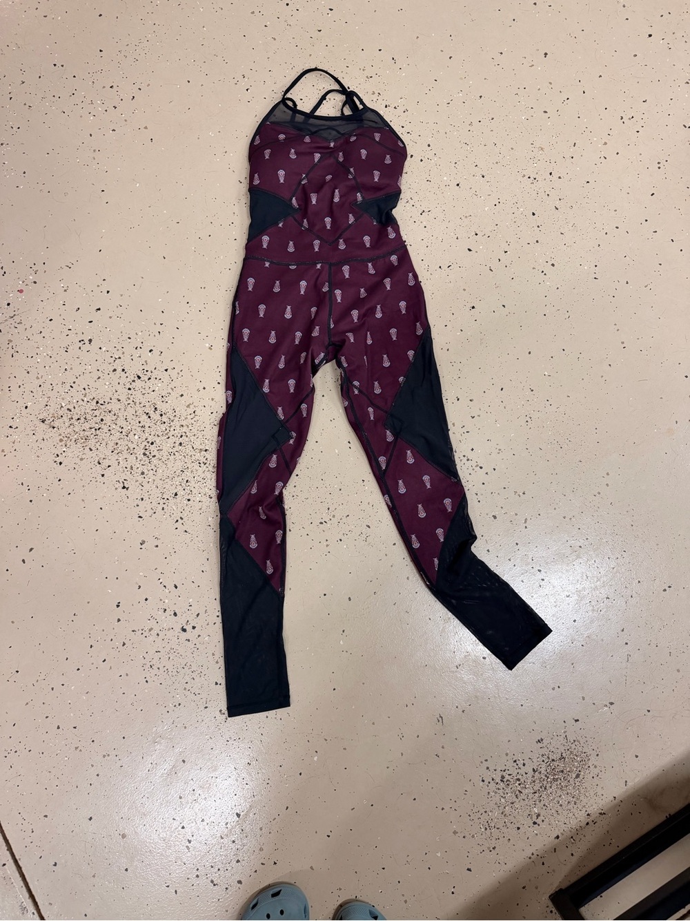 Sweaty Betty Plum Strappy Active Jumpsuit
